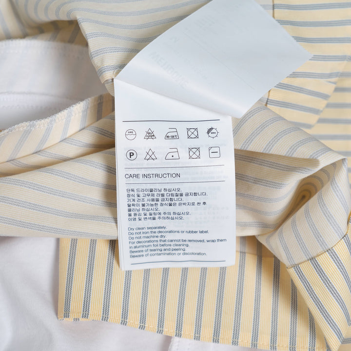 Yellow Womens Heart Stripe Tank Top