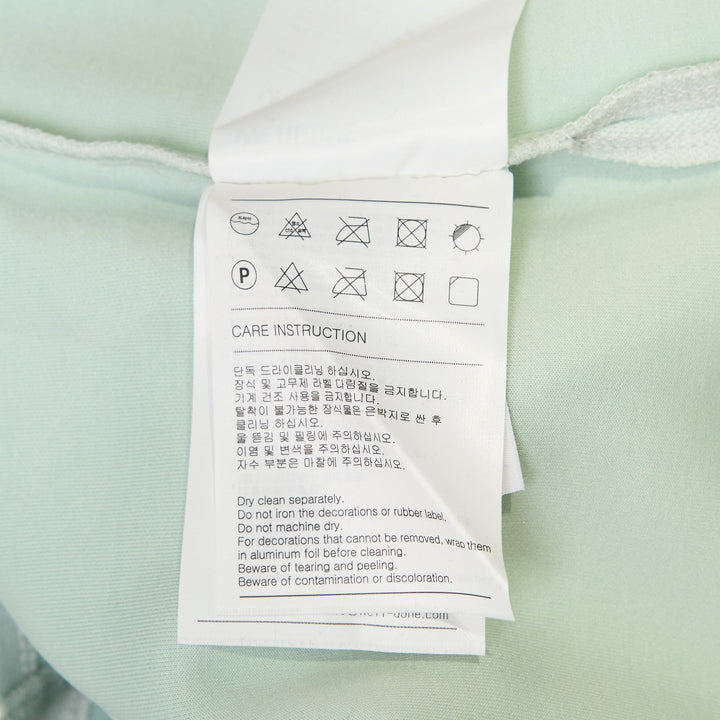 Áo Polo Cropped Nữ Màu Xanh Bạc Hà