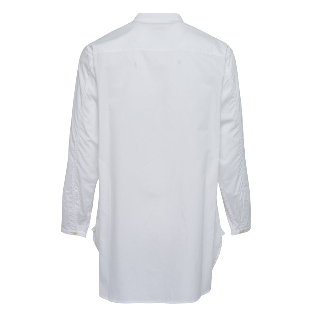 Áo sơ mi cổ bẻ hoa cam