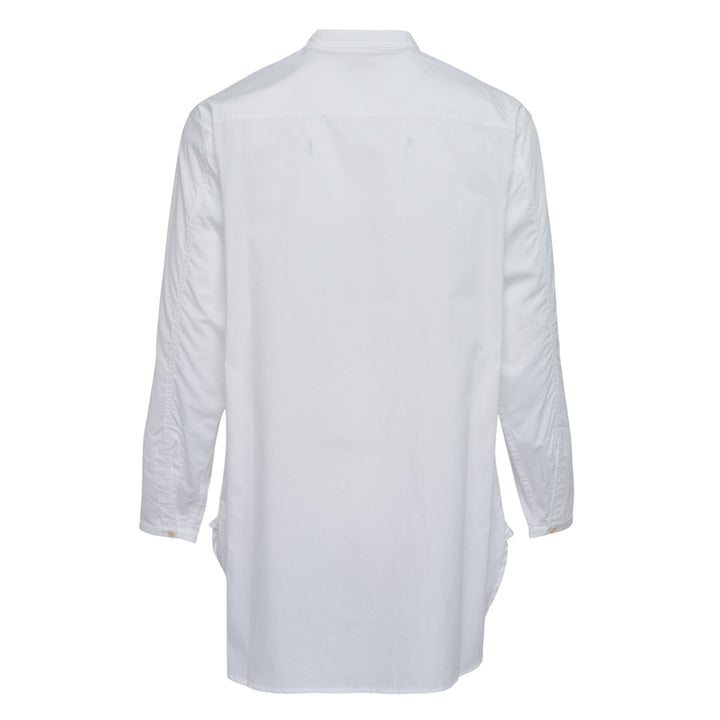 Áo sơ mi cổ bẻ hoa cam