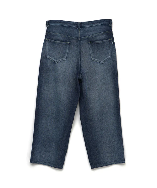 Quần denim nhung côt tông