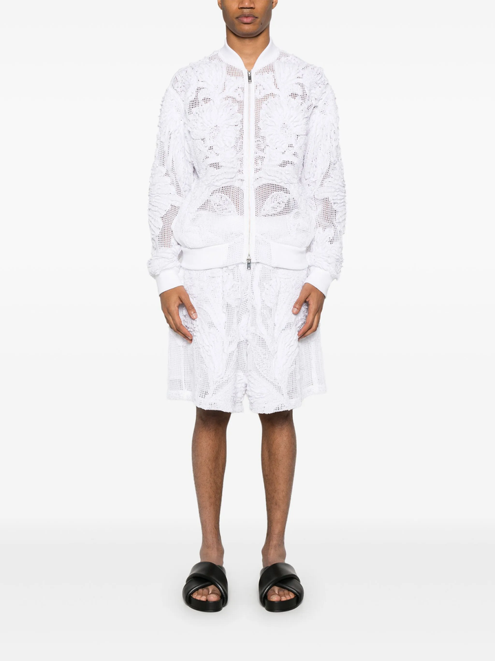 Quần short xếp ly lưới