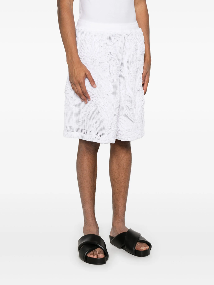 Quần short xếp ly lưới