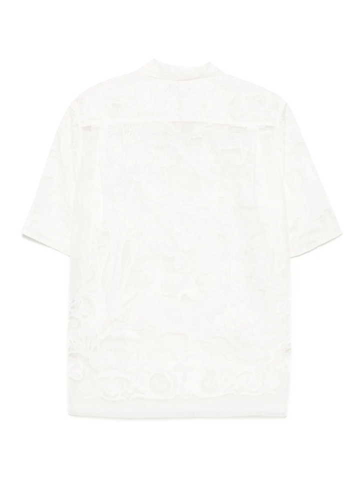 Áo sơ mi cổ mở