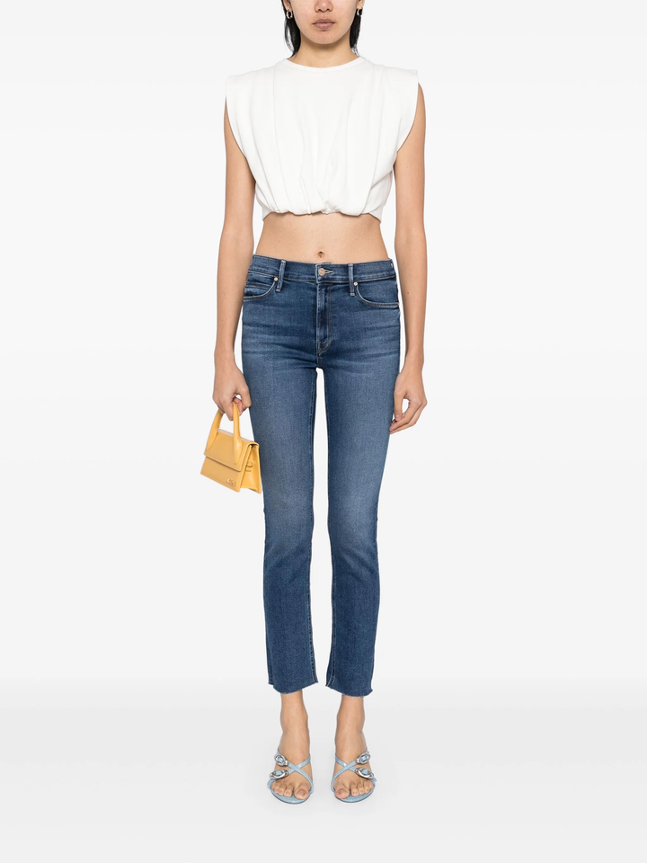 Quần jeans Dazzler Flood cạp giữa