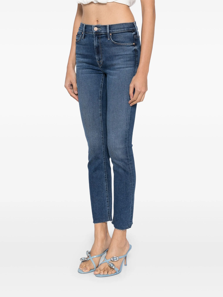 Quần jeans Dazzler Flood cạp giữa