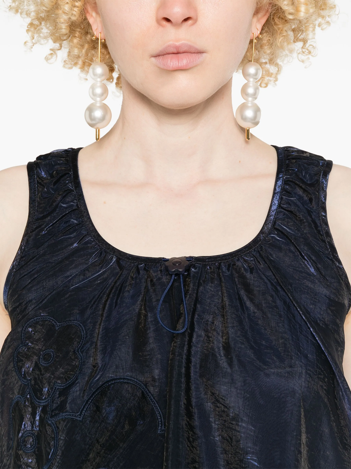 Đầm Azelia Liquid Myrtia Navy