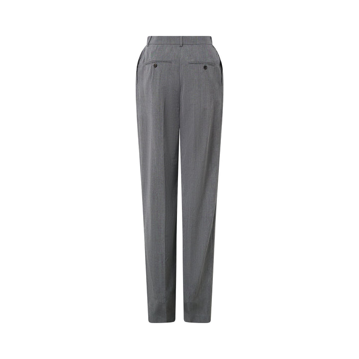 Grey Shoulder Puff Pants