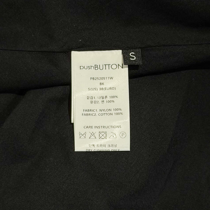 Black One Shoulder Cape Blouse