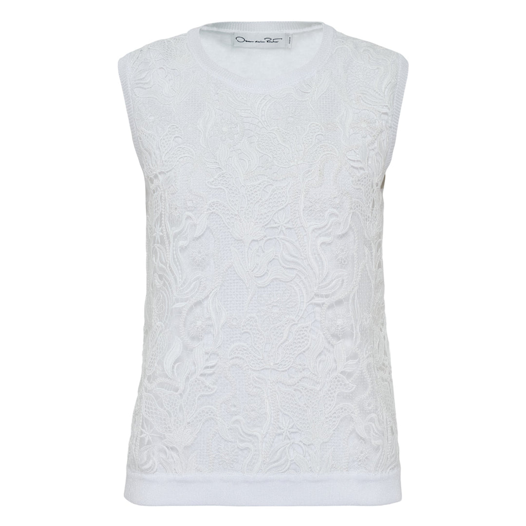 Áo Tank Guipure Hoa Chuông