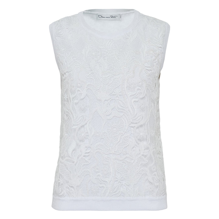 Áo Tank Guipure Hoa Chuông