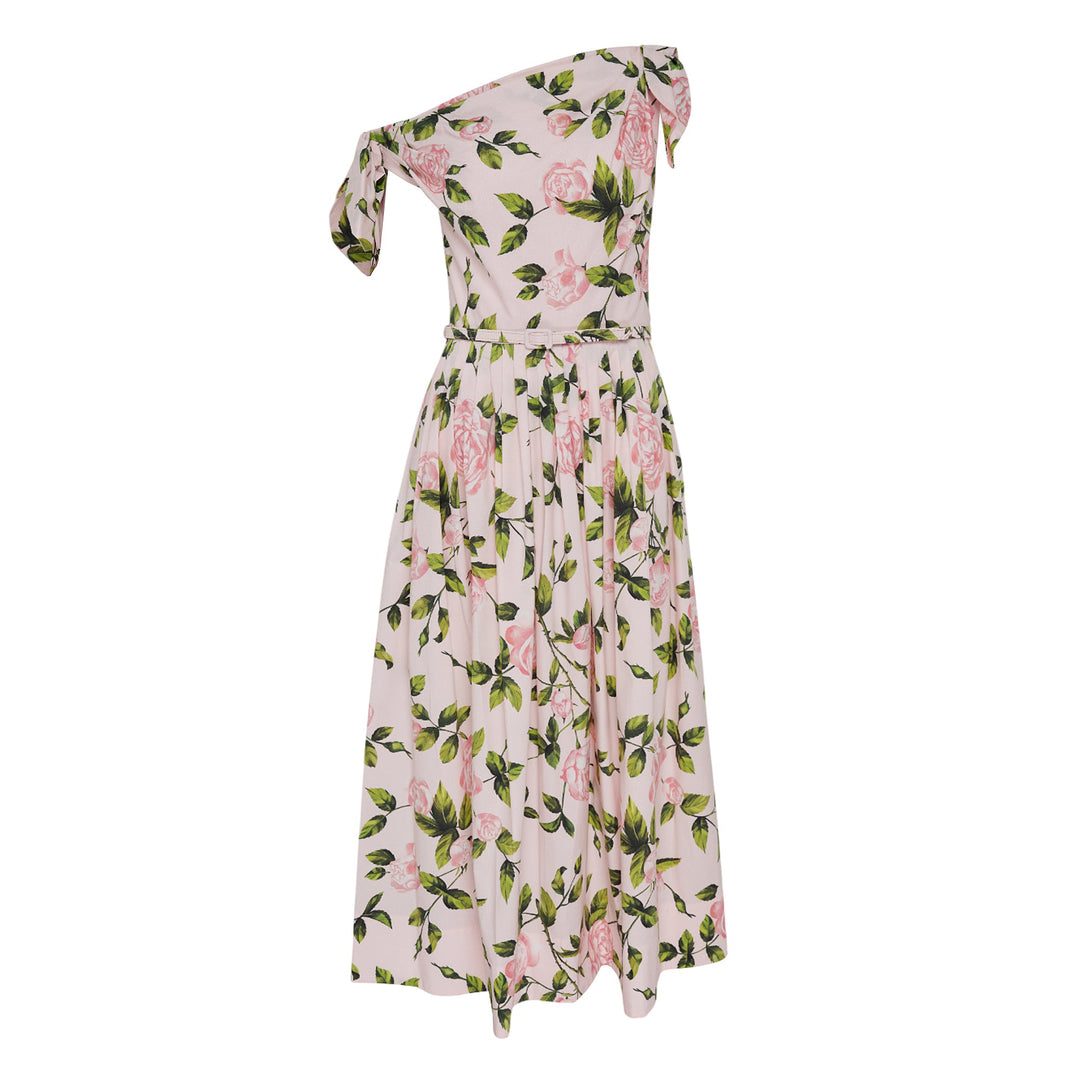 Đầm Anh không tay với dây buộc vai