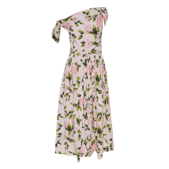 Đầm Anh không tay với dây buộc vai