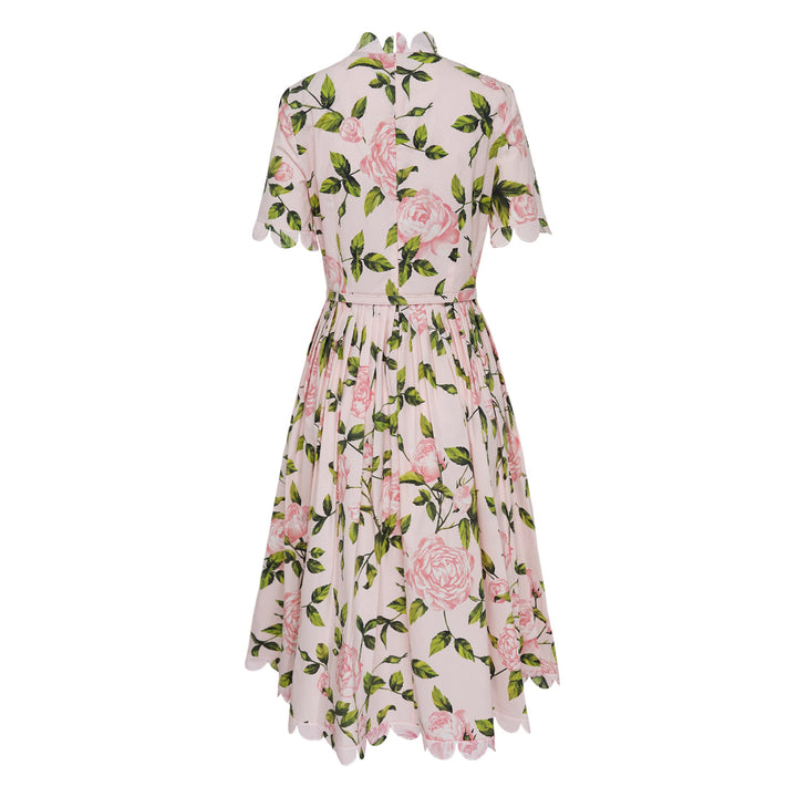 Đầm Anh cổ tròn tay ngắn