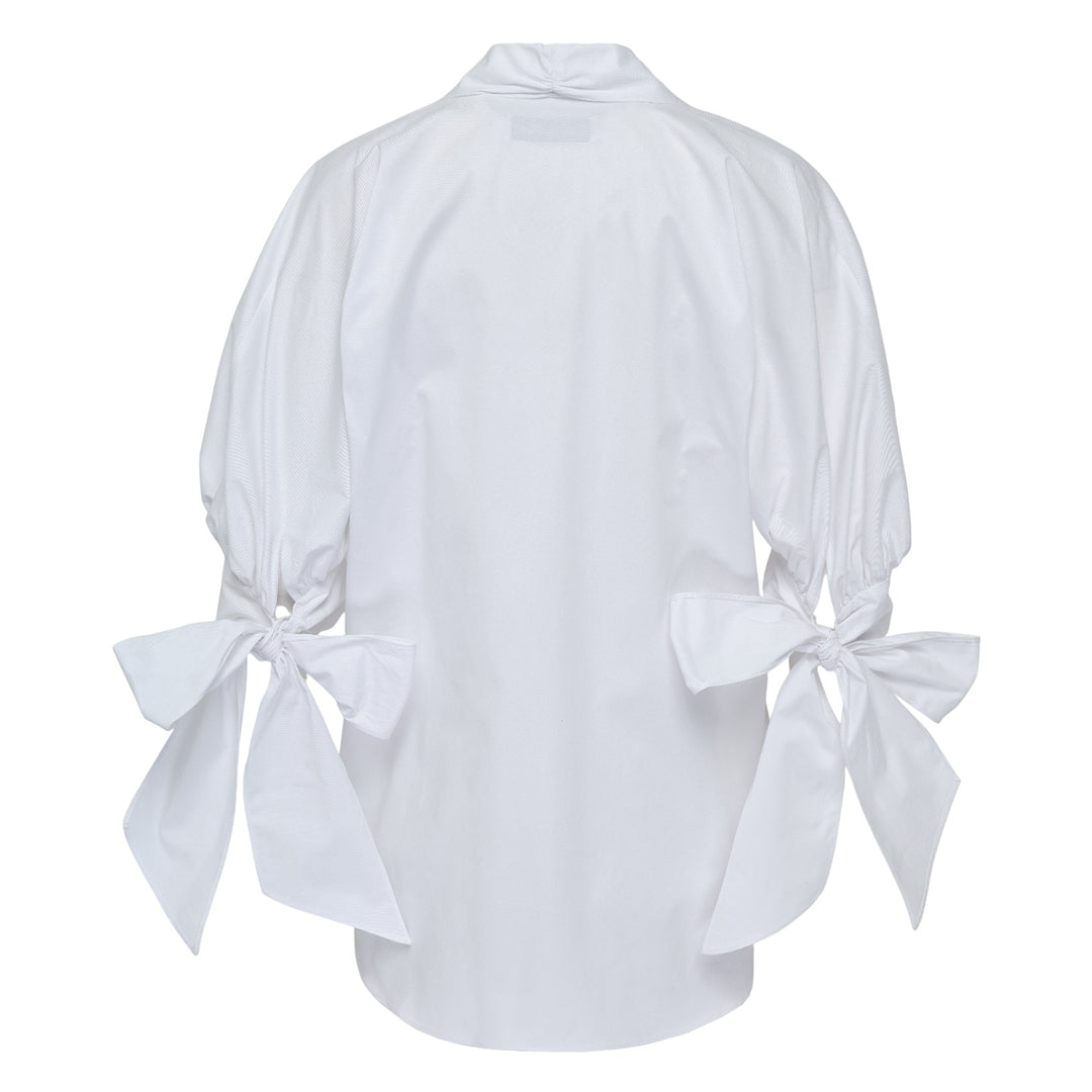 Áo cổ nơ tay 3/4