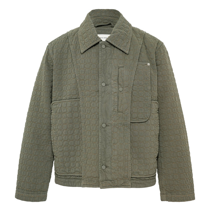 Áo khoác chần bông hình tròn