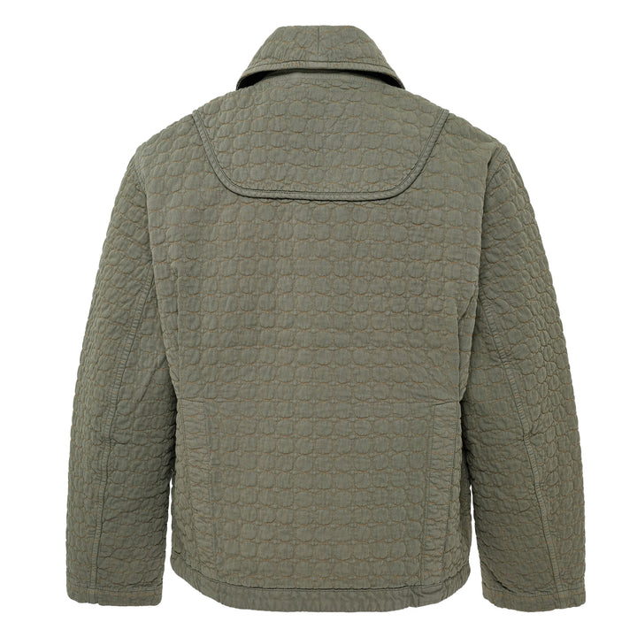 Áo khoác chần bông hình tròn