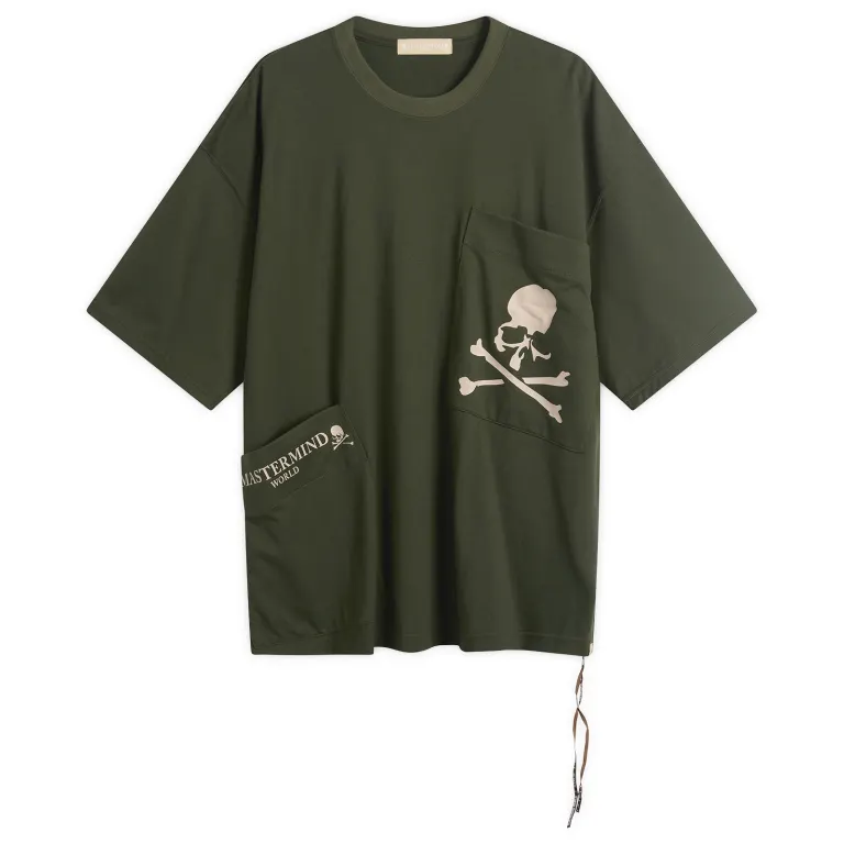 Boxy Fit Multi Pocket Short Sleeve Tee