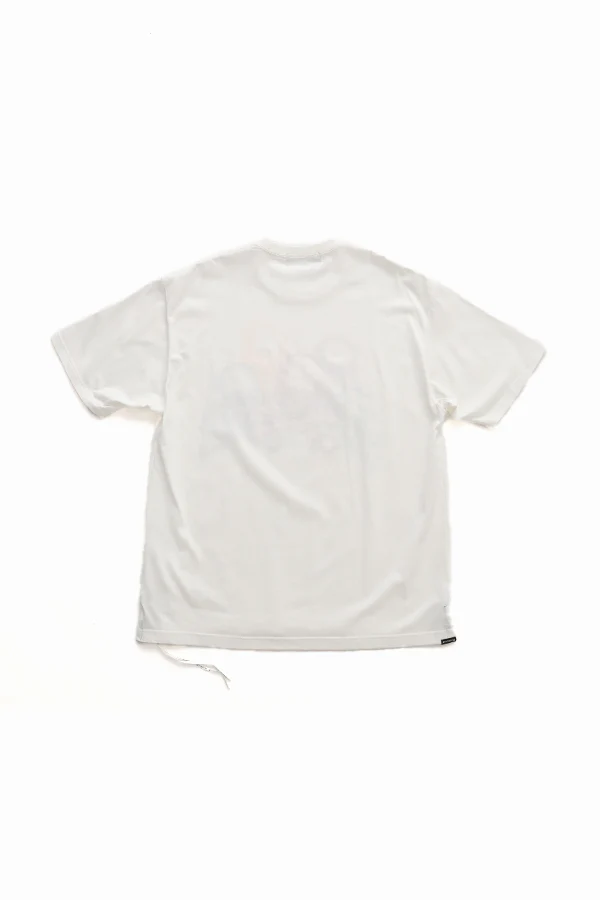 Áo thun ngắn tay họa tiết đầu lâu vừa vặn thường nhật