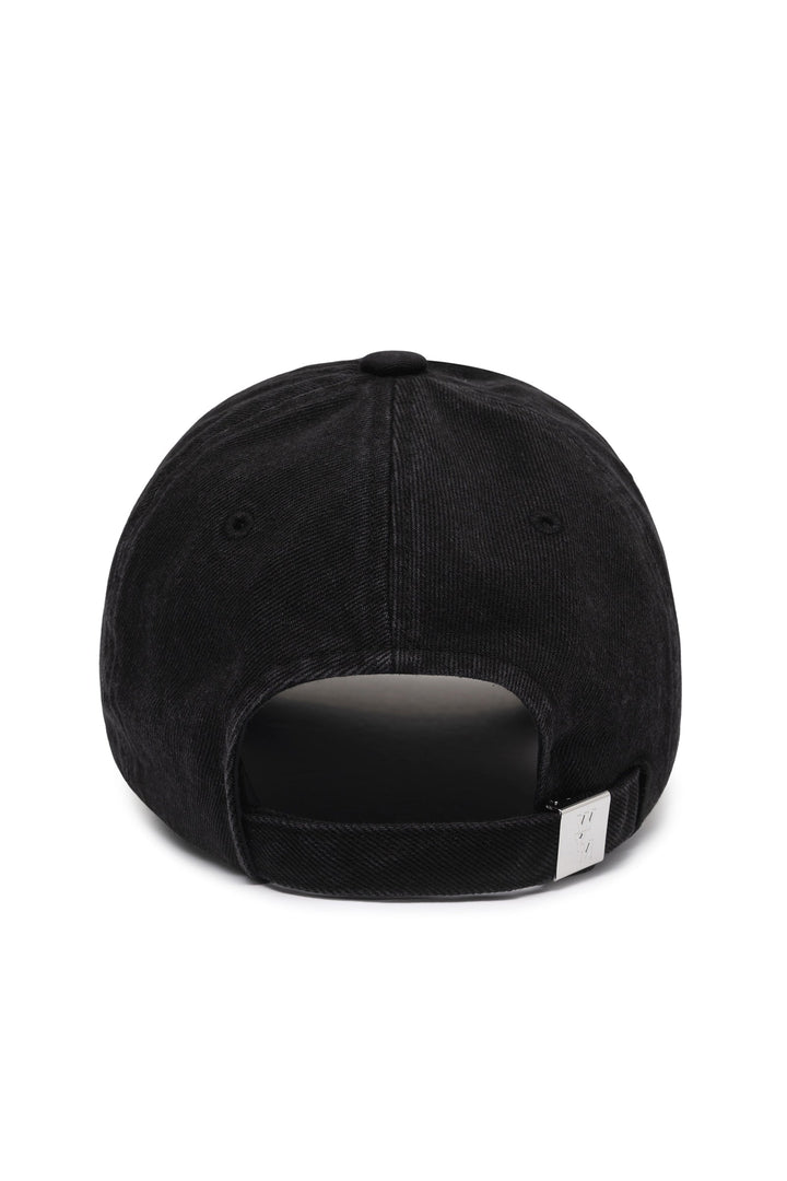 Washed Denim Tonal Logo Cap