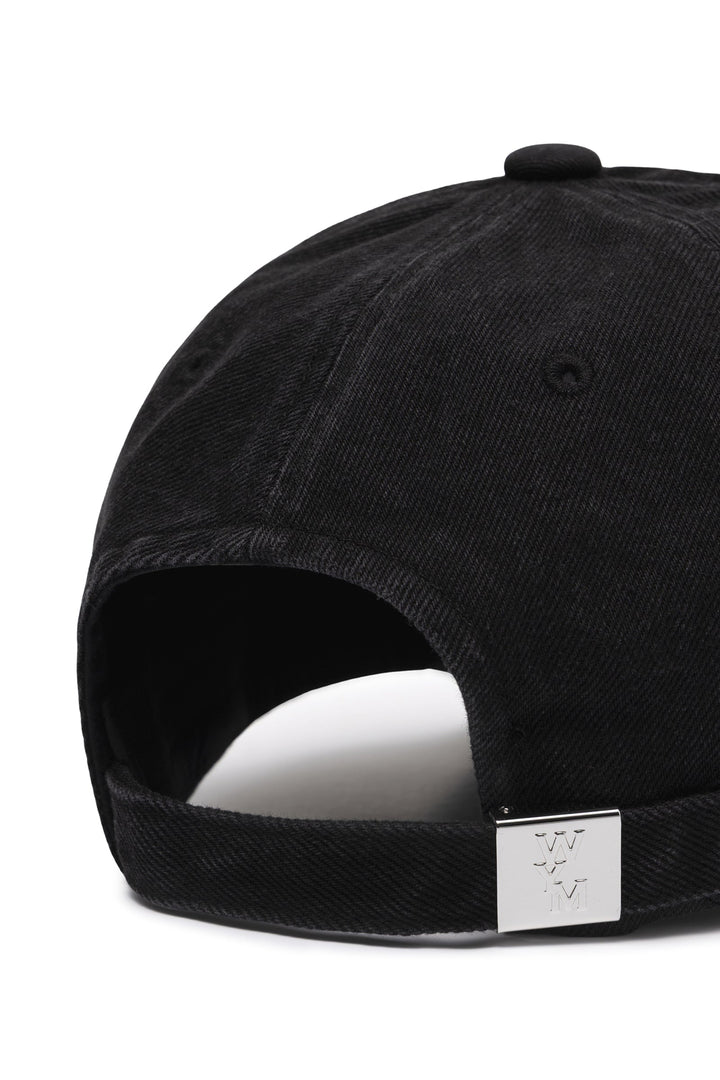 Washed Denim Tonal Logo Cap