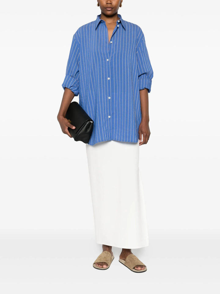 Áo sơ mi mùa hè kẻ sọc