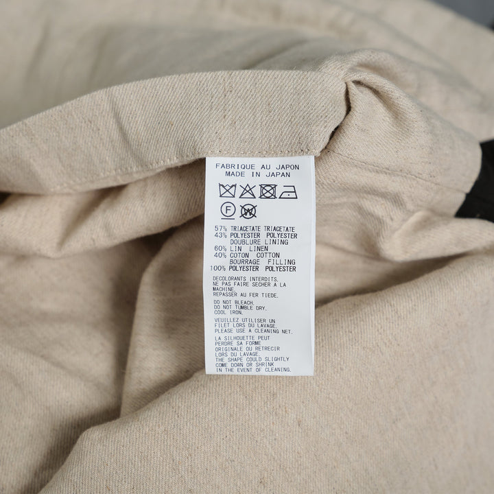 Áo blouse lót bông hai mặt cổ đứng