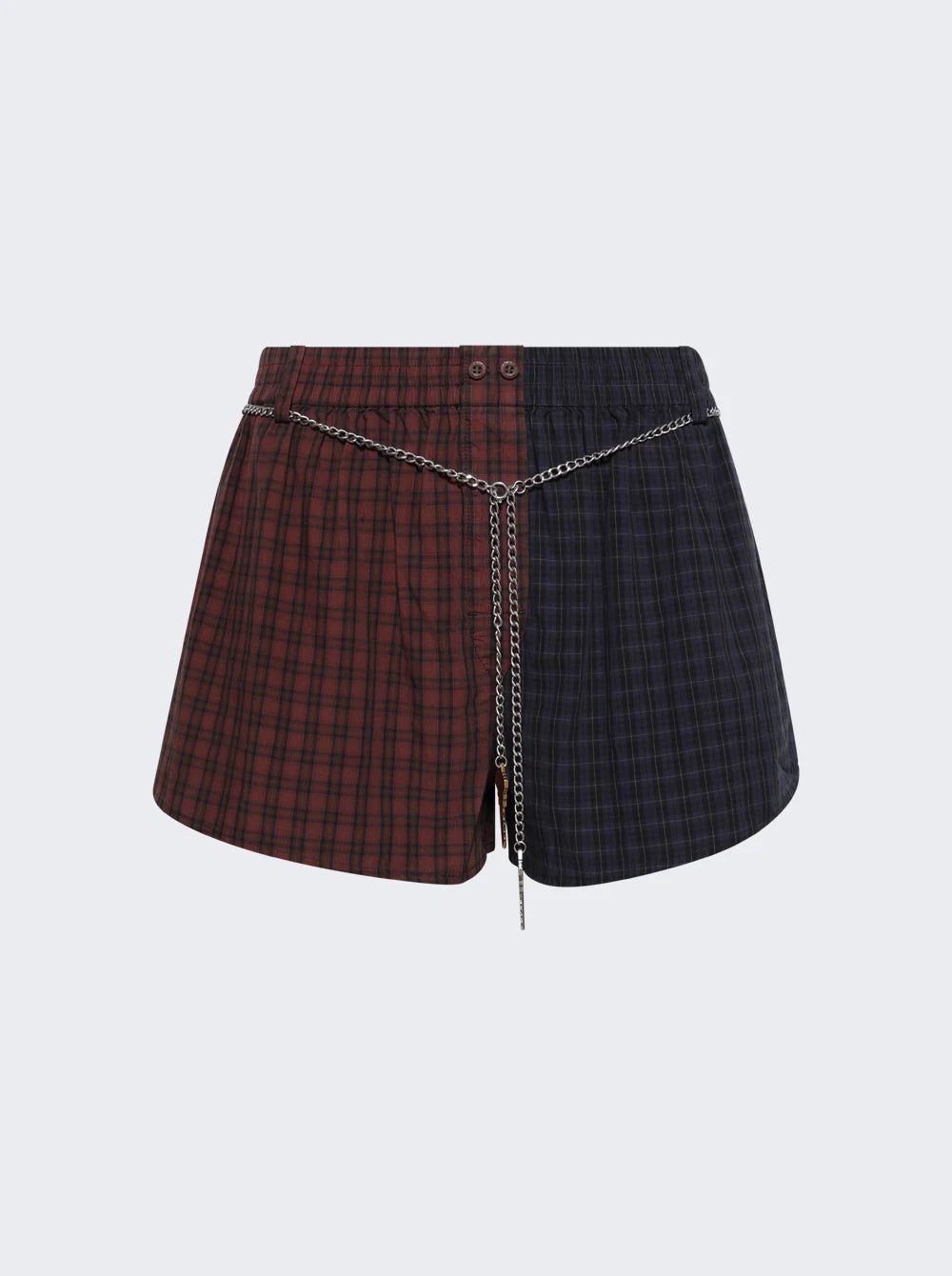 Mid-Rise Boxer Short With Chain