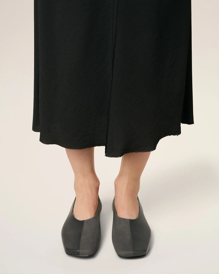 Giày Ballerina Da Mịn Satin