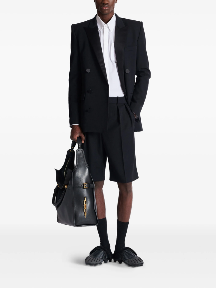 Quần Bermuda xếp ly