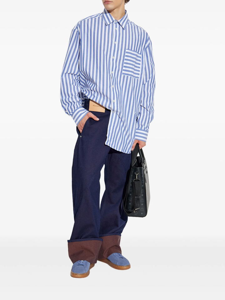 Áo Sọc Dài Phom Rộng