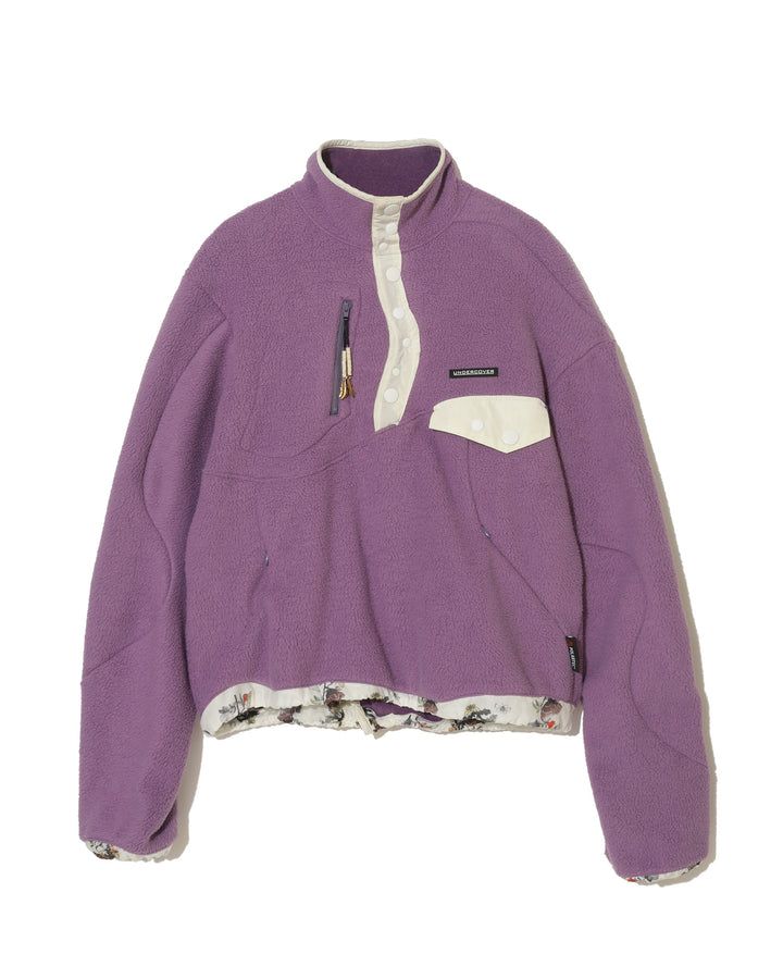 Áo len cổ chéo không đối xứng