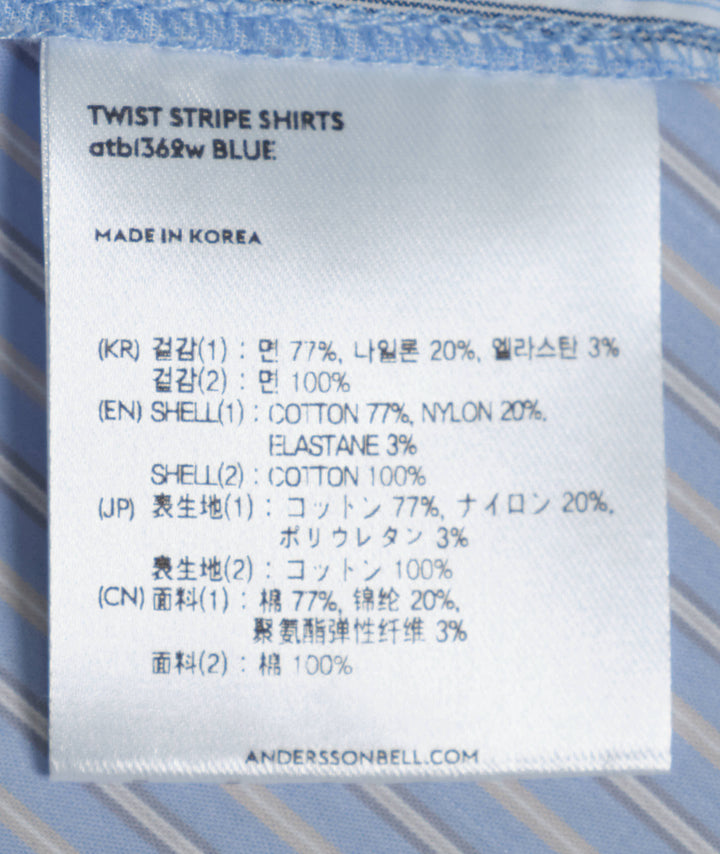 Áo sơ mi kẻ Twist