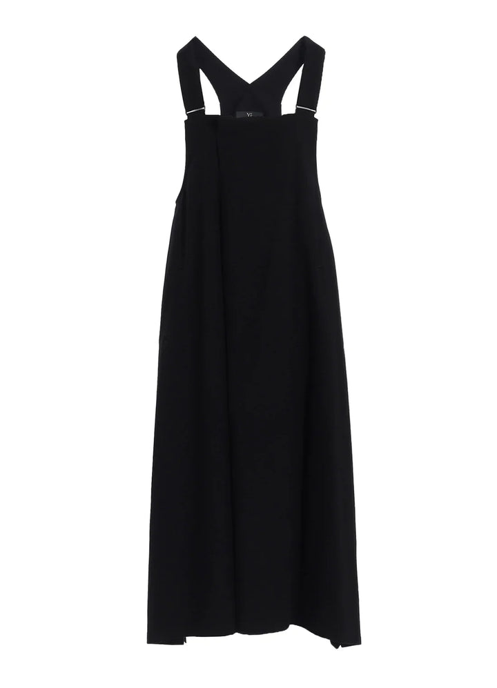 Gabardine Overalls Dress