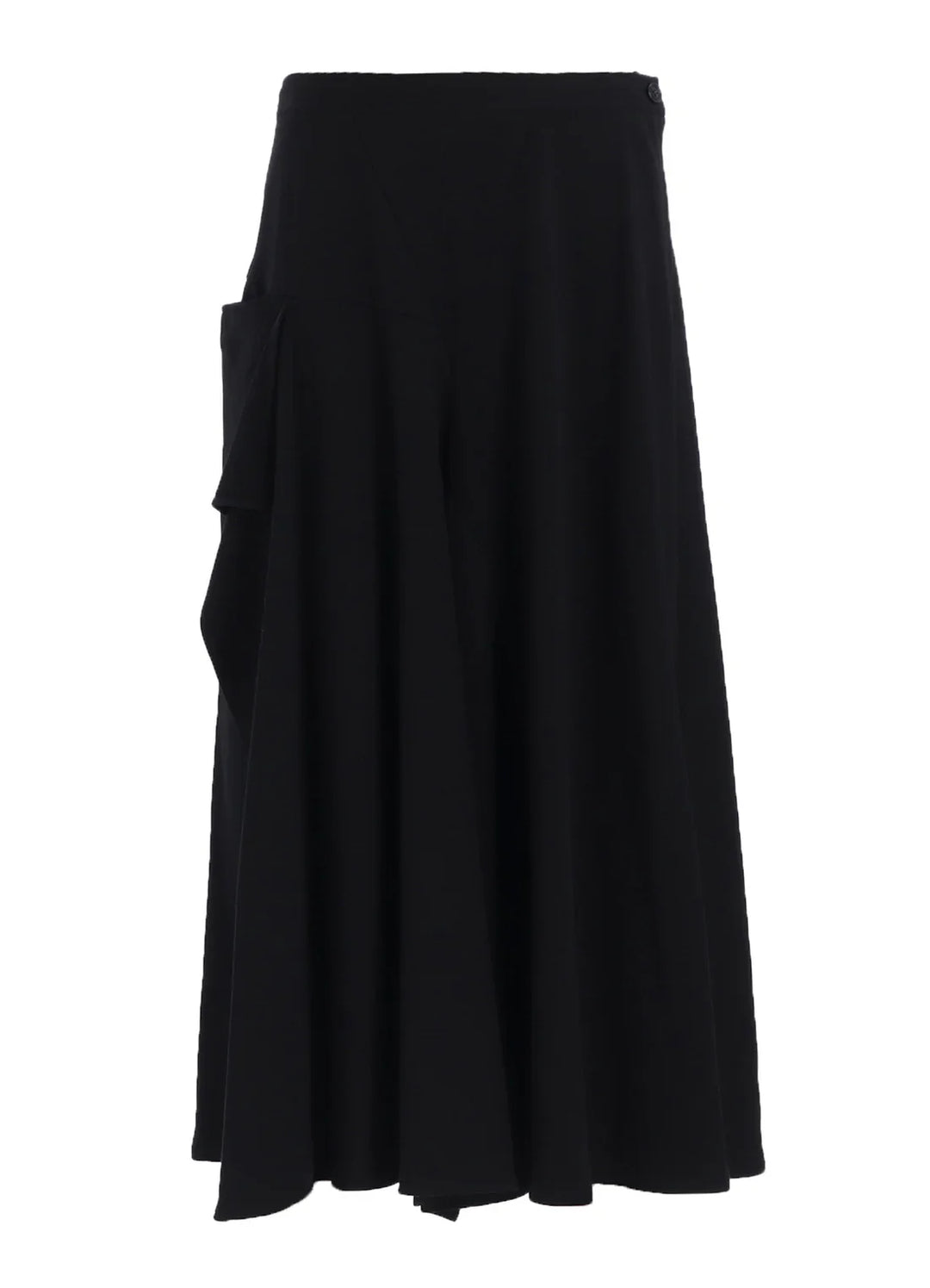 Asymmetric Combed Fleece Skirt