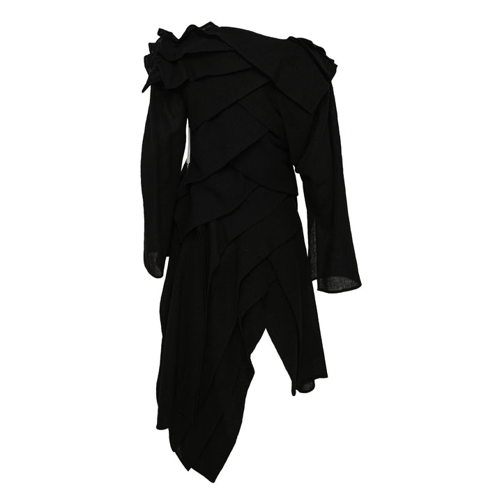 Đầm xếp ly chéo