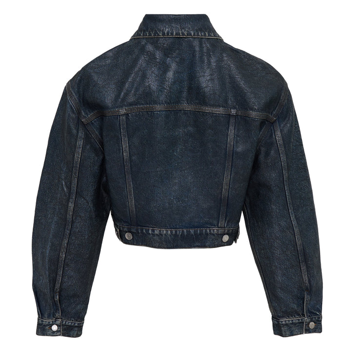 Áo khoác denim hiệu ứng Altermat đã qua sử dụng