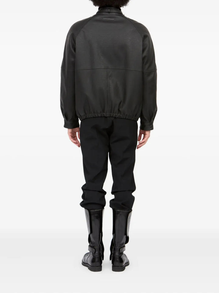 Áo khoác thể thao da giả