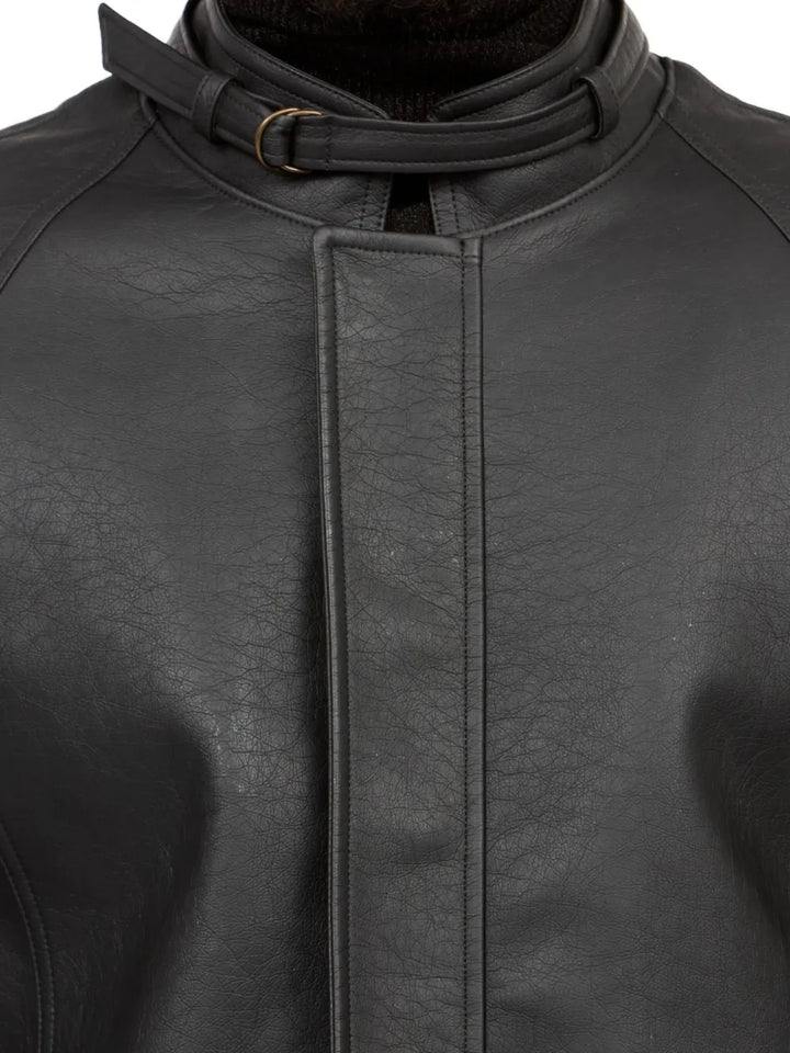 Áo khoác thể thao da giả