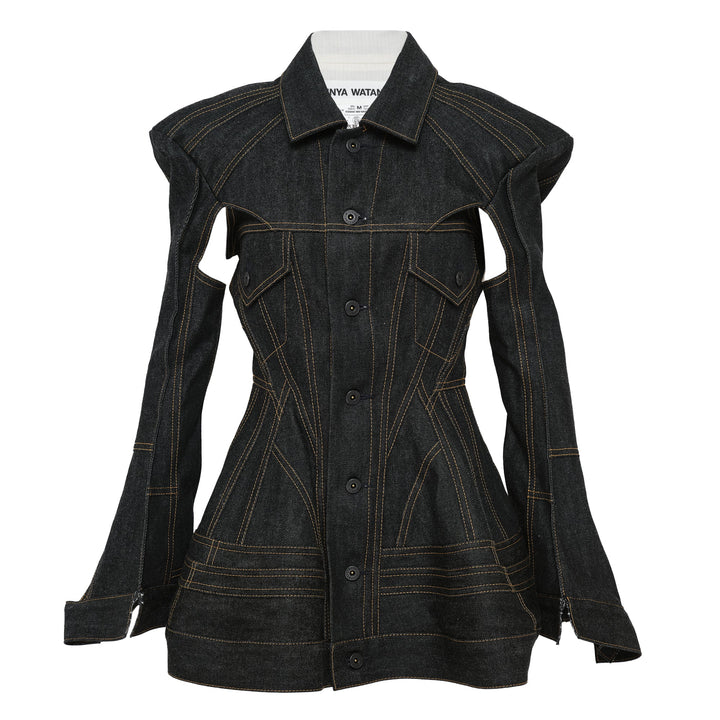 Áo khoác denim cotton selvedge