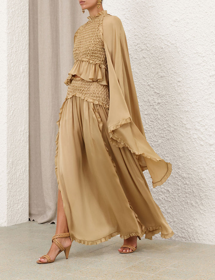 Chân váy maxi satin mê hoặc