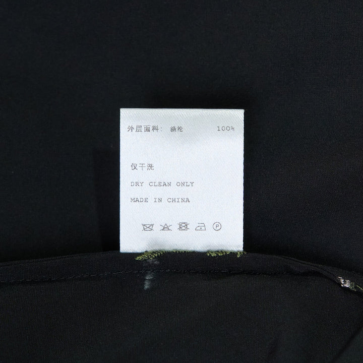 Váy dài thêu hoa hồng đen