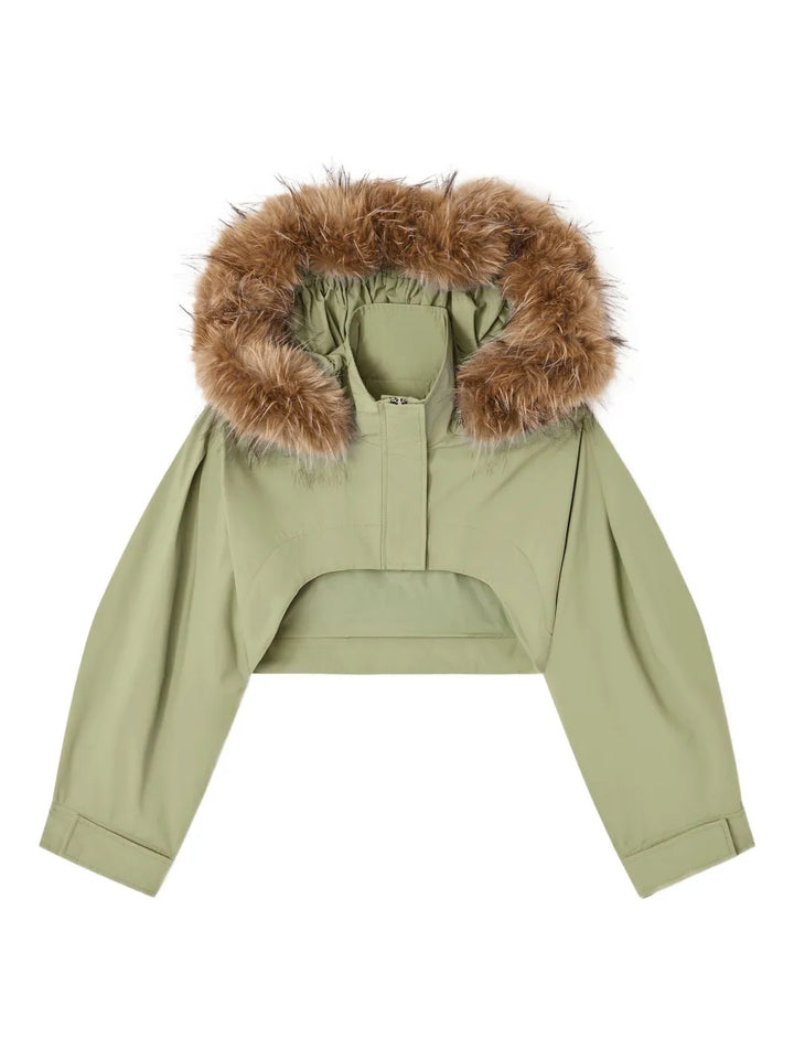 Ripstop Tri-Layer Cropped Jacket