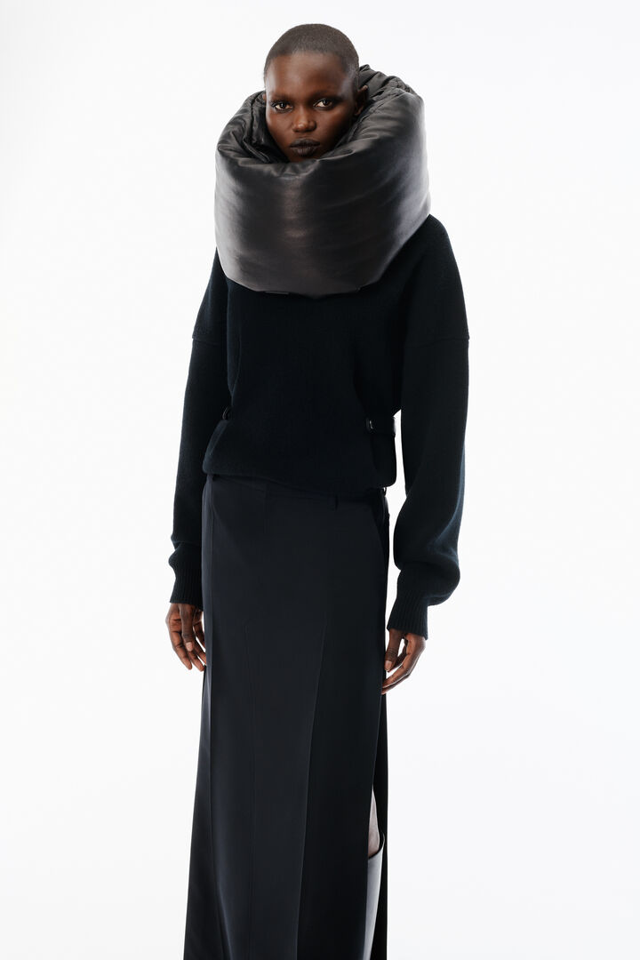 Chân váy maxi cắt may vừa eo