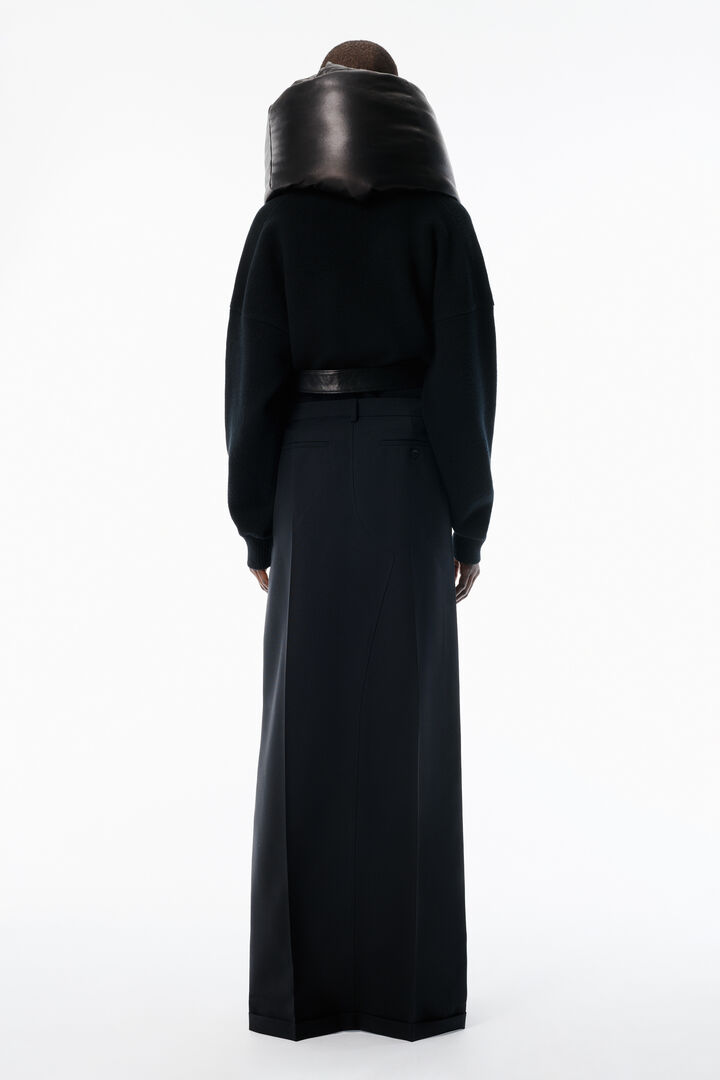 Chân váy maxi cắt may vừa eo