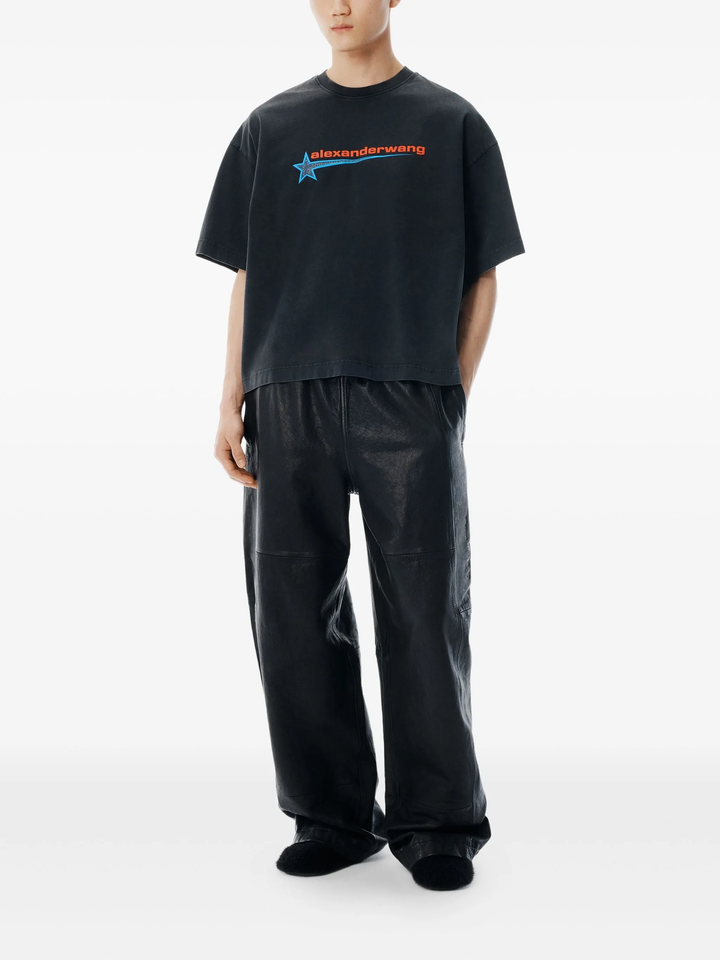 Áo thun boxy họa tiết sao