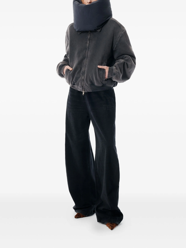 Elasitcated Drawstring Waist Sweatpants