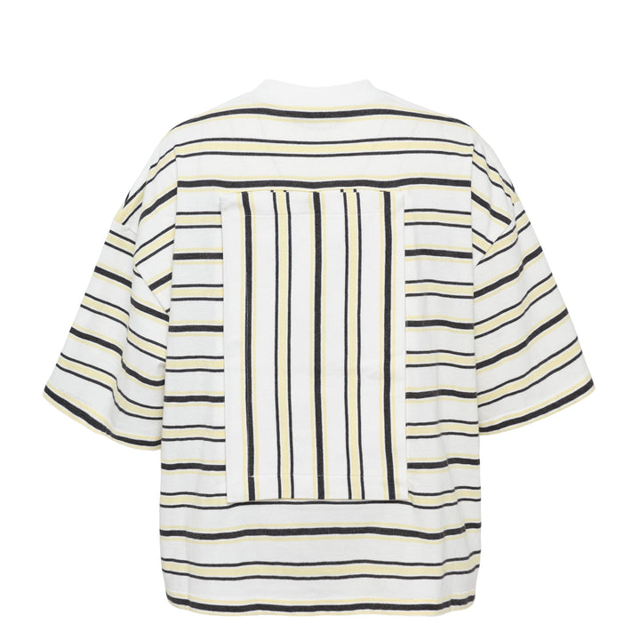 Frame Back Crop Half Sleeve T-Shirt