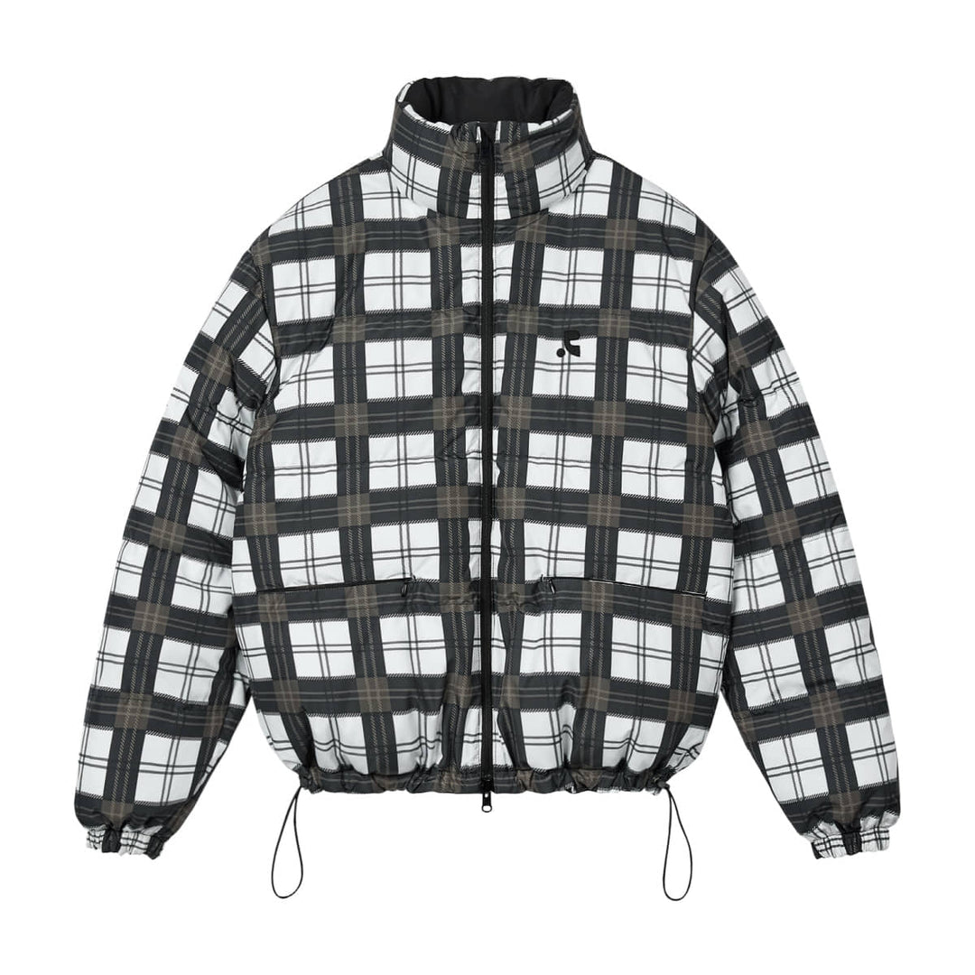 Reversible Check Down Jacket