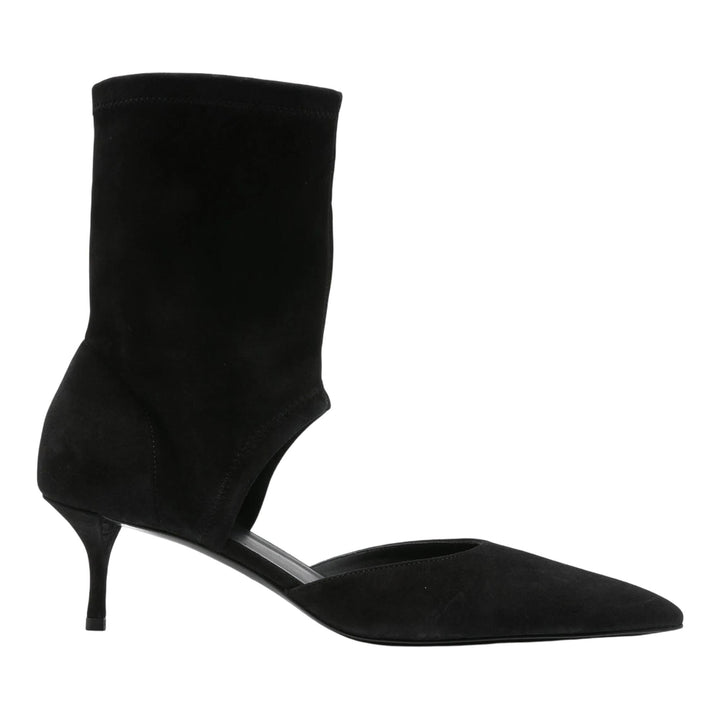 Club21 - ALAIA - Low Boots 55 Suede Goatskin - HEELS - Black